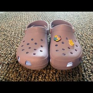 Crocs purple color! Use only couple months, good condition!!